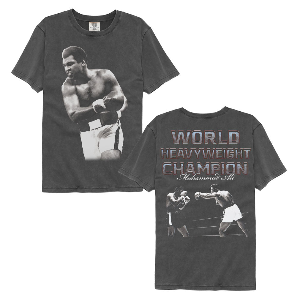 Muhammad Ali World Champ Shadows Comfort Colors F B T-Shirt product image 1