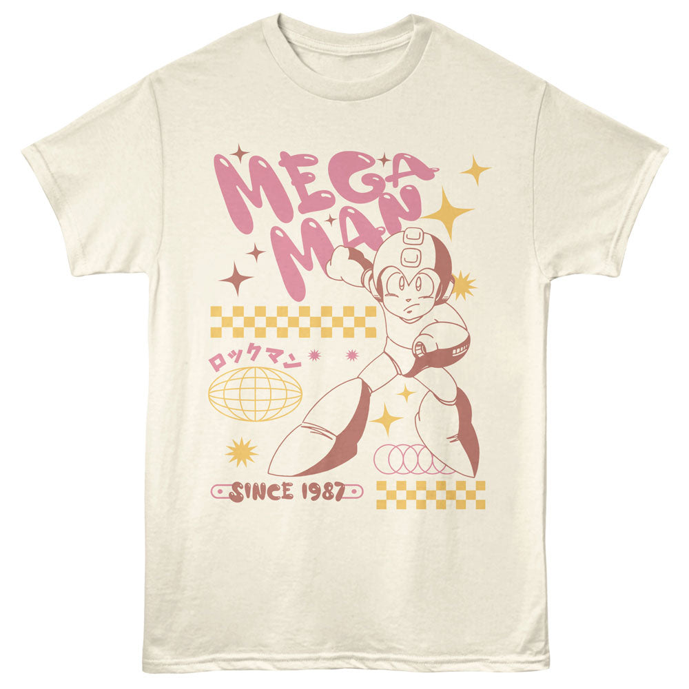 Mega Man Bubble Letters T-Shirt product image 1