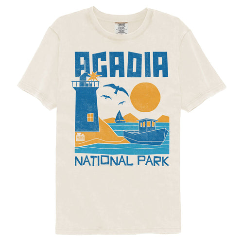 Acadia Abbreviated National Parks Comfort Colors T-Shirt product image 1