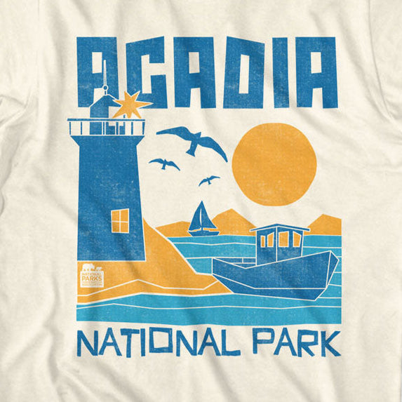 Acadia Abbreviated National Parks T-Shirt product image 2