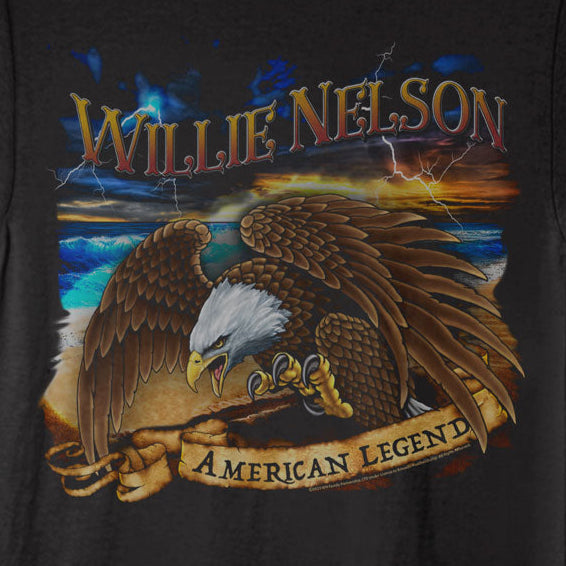 Willie Nelson Lightning Eagle T-Shirt product image 2